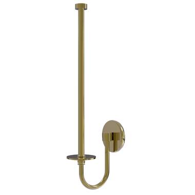 Brushed brass paper online towel holder